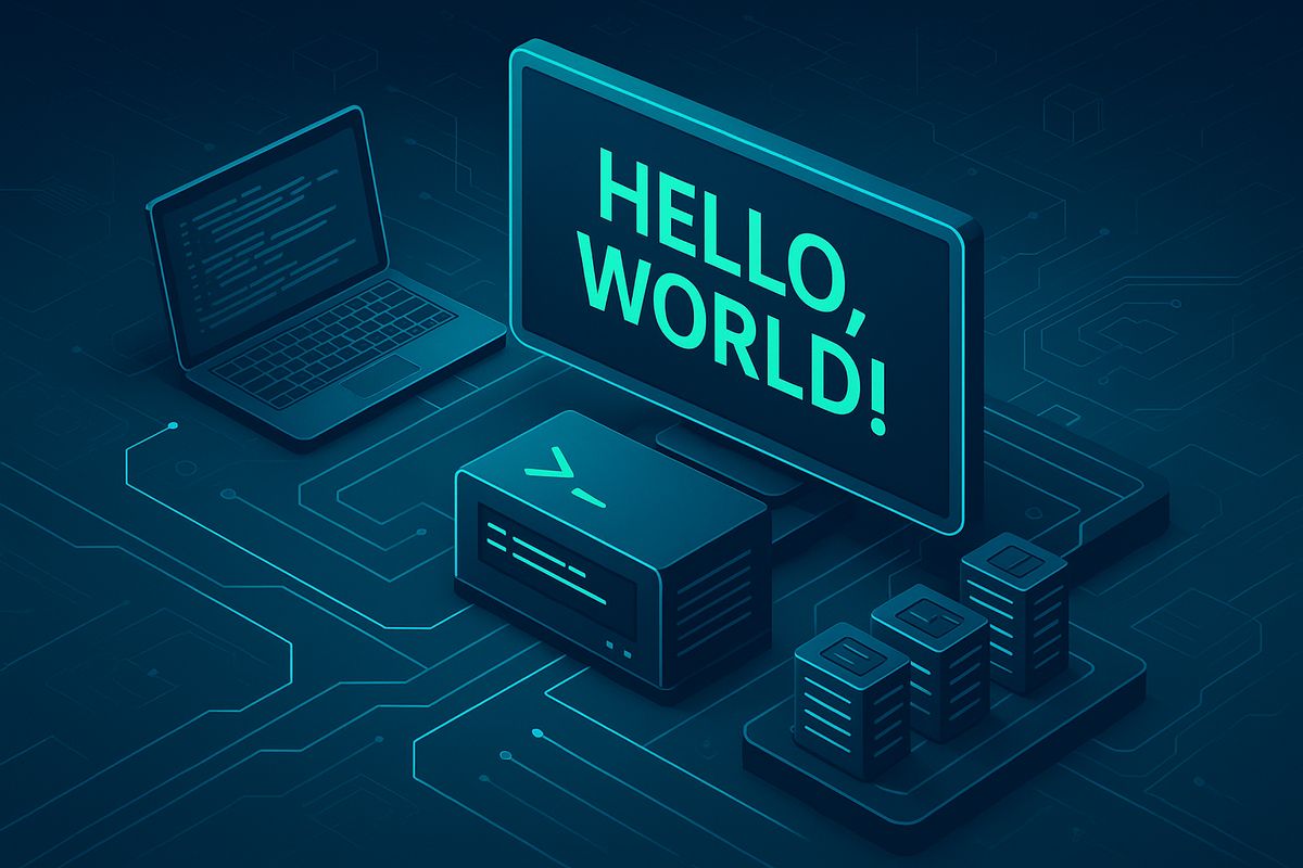 Capa do artigo: Hello World – Muito mais que uma frase